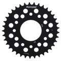 Supersprox Black Aluminum Sprocket For Honda Grom 125 ABS 2018, Grom 125 RAL-214-37-BLK